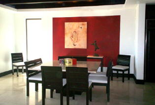 Large dining area